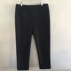 Ann Taylor Loft Julie Black Capri Pants Size 12